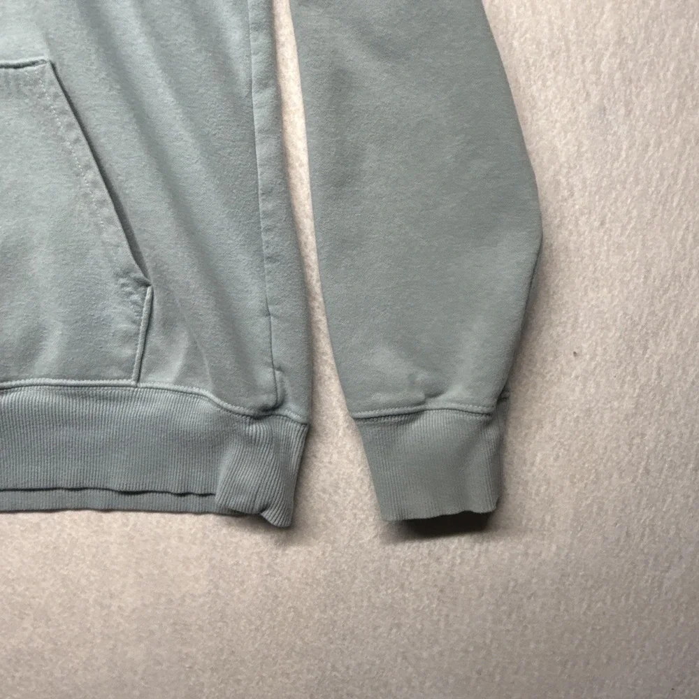 The North Face Novelty Patch Hoodie Mens Medium Light Mint Green Sweatshirt